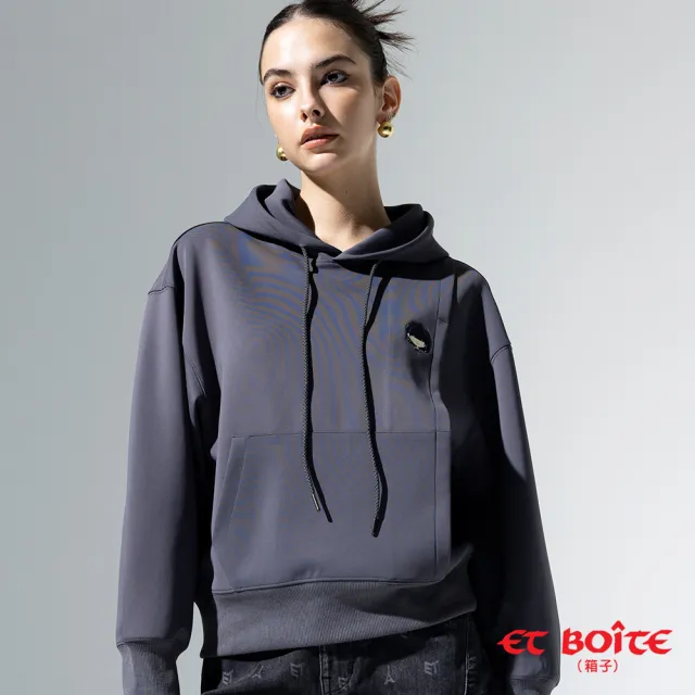 【BLUE WAY】女裝 LIZ剪接工裝連帽 長袖 上衣- ETBOITE箱子