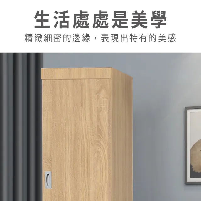【ASSARI】1.3尺歐爾曼拉門衣櫃(寬40x深58x高180cm)