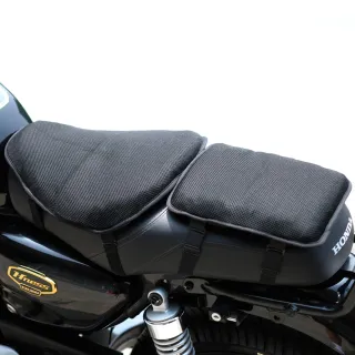 【Supamoto】3D減壓機車坐墊―蜂巢款+專用護套 (前後座/果凍座墊/隔熱降溫/彈性減震護臀)