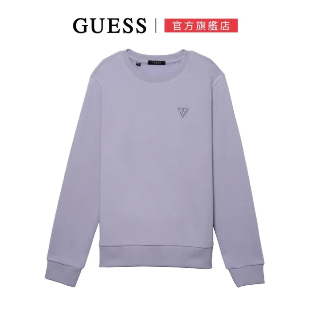 【GUESS】雙11 男女款-經典LOGO/刺繡 休閒大學T(多款選)