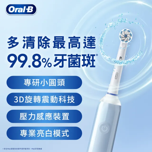 【德國百靈Oral-B-】雙11限定 PRO4 3D電動牙刷+三年份刷頭組(雙十一 1111)