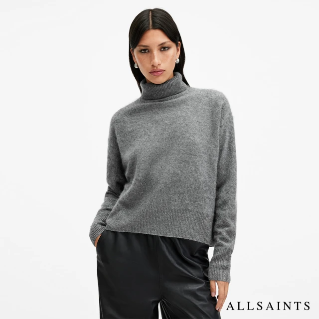 ALLSAINTS REBEL 喀什米爾羊毛上衣Grey Melange W038KB(常規版型)