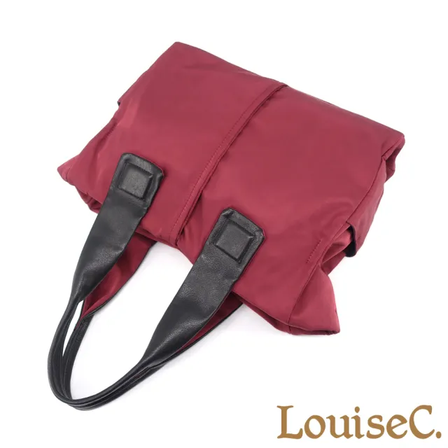 【LouiseC.】雙11 Tree House 輕盈尼龍 牛皮 中性托特TOTE 收納肩背斜背 大防水旅行包 3色 YS23419