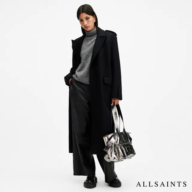 【ALLSAINTS】REBEL 喀什米爾羊毛上衣Grey Melange W038KB(常規版型)