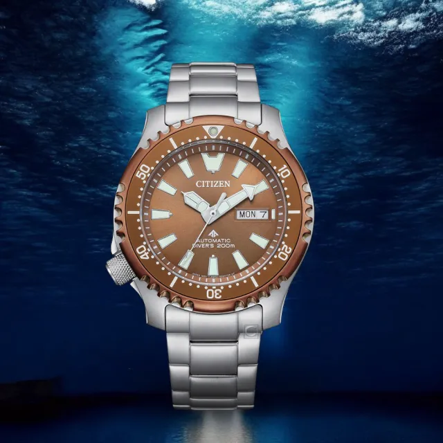 【CITIZEN 星辰】Promaster 鋼鐵河豚 限量 潛水錶 機械錶 男錶 手錶42mm 送禮首選 自用(NY0164-65X)