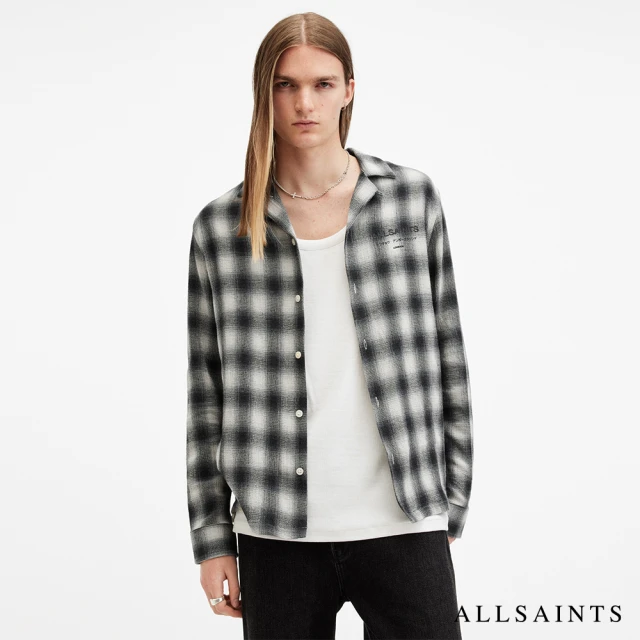 ALLSAINTS UNDERGROUND 長袖襯衫Off White M162SB(舒適版型)