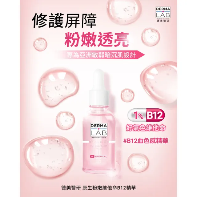 【DermaLab 德美醫研】原生粉嫩維他命B12精華30ml