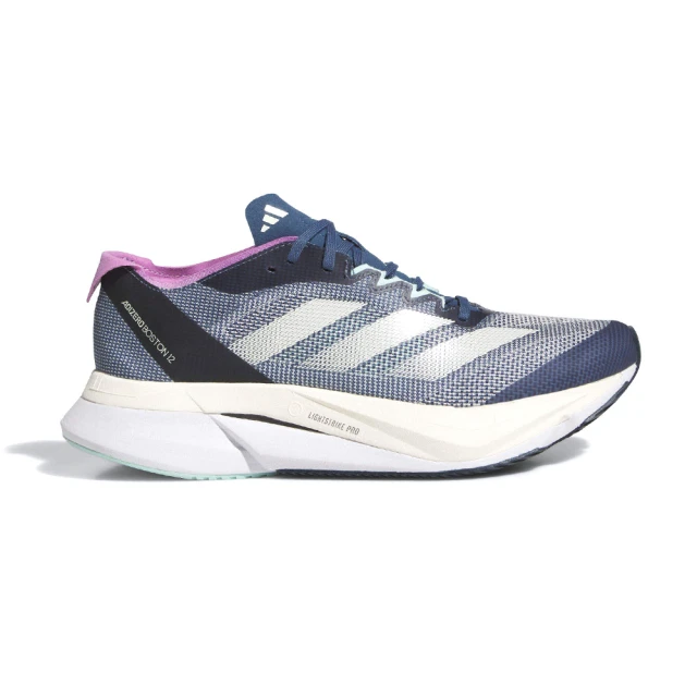 adidas 愛迪達 Adizeor Boston 12 女鞋 灰藍色 運動 透氣 緩震 跑鞋 輕量 慢跑鞋 IF9219