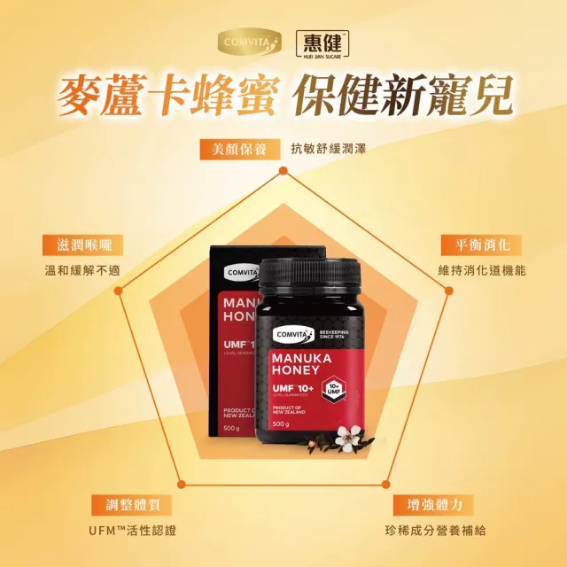 【Comvita 康維他】UMF15+麥蘆卡蜂蜜(麥蘆卡蜂蜜)