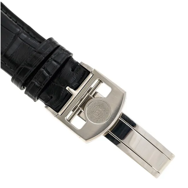 【IWC 萬國錶】葡萄牙系列 7日鍊皮帶腕表x金色丁字x42.4mm(IW501701)