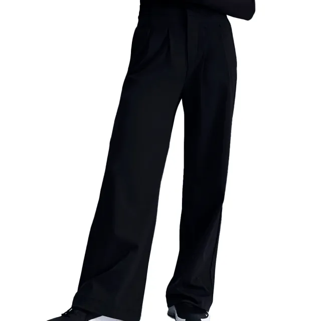 【NIKE 耐吉】Bliss Trouser 女款 黑色 運動 落地褲 寬鬆 訓練 透氣 休閒 長褲 FQ2167-010
