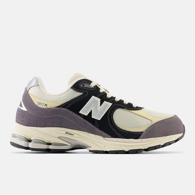 NEW BALANCE 男女 休閒鞋 D楦 運動 復古 麂皮 緩震 舒適 NB 2002R 米灰黑(M2002RSH)