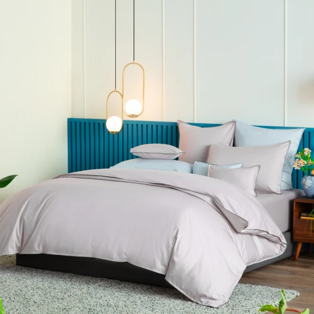 WEDGWOOD 500織長纖棉 刺繡被套1入｜Solid 