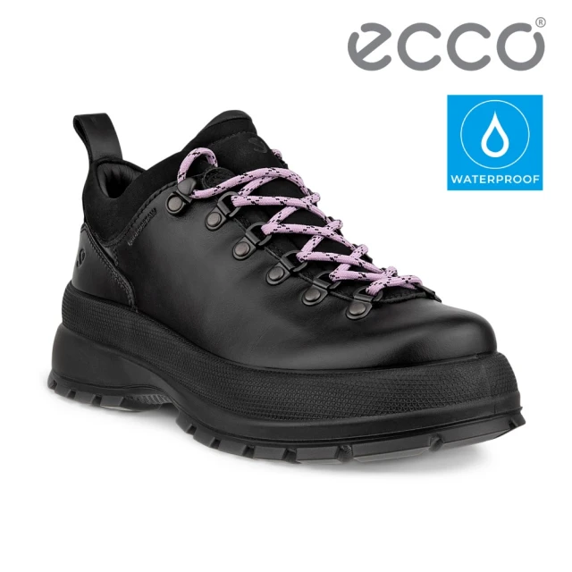 ecco STREET 720 W 街頭趣闖防水皮革休閒鞋 