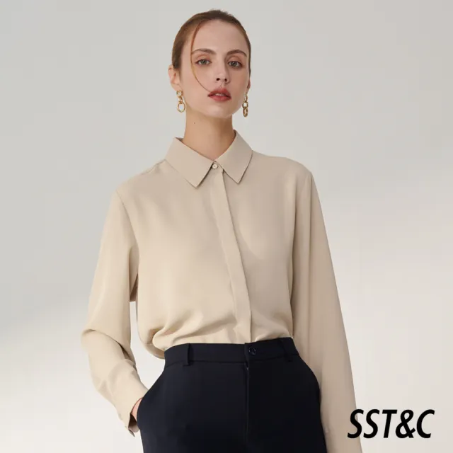 【SST&C】女裝 奶茶色微寬版上著01082409002(換季55折)