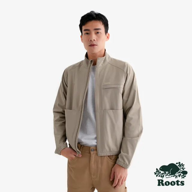 【Roots】Roots男裝- ATHLEISURE WOVEN 外套(沙色)