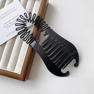 【INES】盤髮馬尾扣 盤髮工具/韓國設計優雅氣質盤髮馬尾扣 盤髮工具(2色任選)