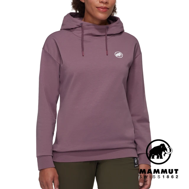 Mammut 長毛象 Mammut ML Hoody W Original 機能休閒長袖帽T 女款 波動紫 #1014-05330