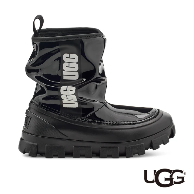 UGG 雙11-童鞋/雪靴/厚底靴/防水靴子/Classic Brellah Mini(黑色-UG1143697KBLK)