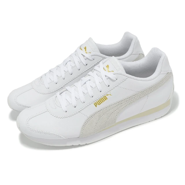 PUMA 休閒鞋 Turin 3 Golazo 男鞋 女鞋 白 米白 皮革 復古小白鞋 情侶鞋(397493-01)