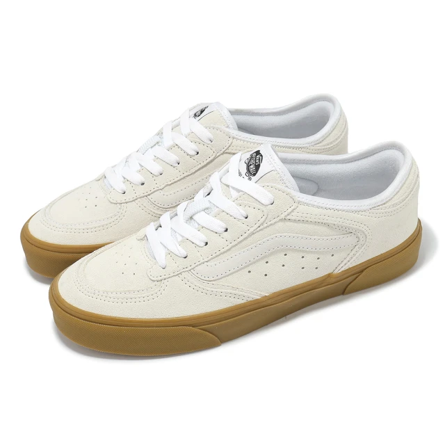 VANS 滑板鞋 Rowley Classic 男鞋 米白 膠底 復古 運動鞋 休閒鞋(VN0009QJQJM)