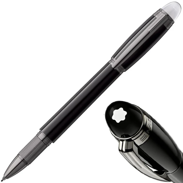 MONTBLANC 萬寶龍 飄浮系列 釕金黑 鋼珠筆(黑色)