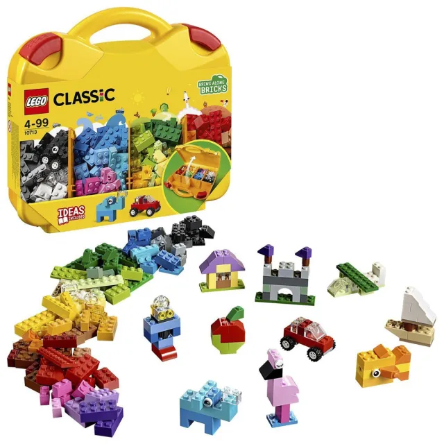 【LEGO 樂高】經典系列 10713 創意手提箱(積木 玩具)