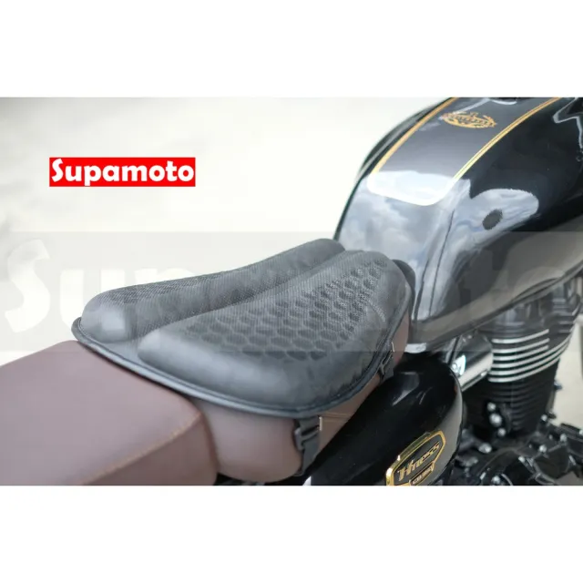 【Supamoto】3D減壓機車坐墊―果凍大坐墊(蜂巢座墊/隔熱降溫/彈性減震護臀)