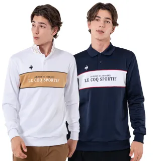 【LE COQ SPORTIF 公雞】休閒經典長袖POLO衫 男款-3色-LWU21344