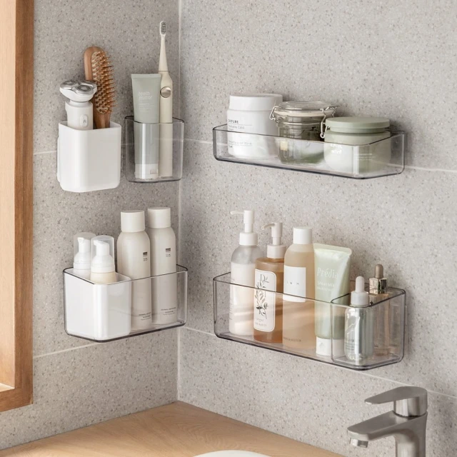 上手家居 透明硬殼收納包(透明包/化妝包/防水袋/旅行包/拉