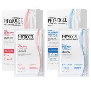【PHYSIOGEL 潔美淨】層脂質完美/安撫修護面膜_4片(加強保濕/抗敏修護/面膜)
