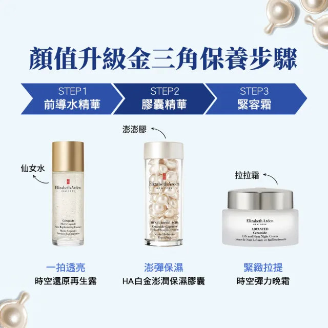 【伊麗莎白雅頓】官方直營 HA白金澎潤保濕膠囊30顆 Elizabeth Arden 1111campaign(保濕/玻尿酸/精華)