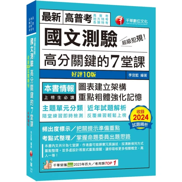2025【條理圖表分類，必考重點粗體凸顯】超級犯規！國文測驗高分關鍵
