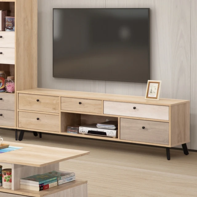 MUNA 家居 灰橡色5尺石面電視櫃/B132(電視櫃 櫥櫃