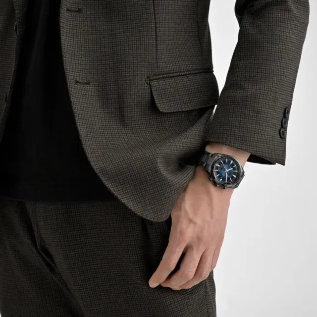 【CITIZEN 星辰】ATTESA 宇宙幻彩 光動能 鈦金屬電波 男錶 42MM(AT8286-65E)