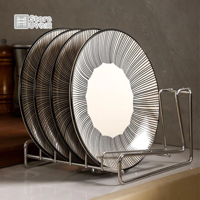 檯面落地型置物瀝水架（雅白.槍灰）(掛桿.置物.收納.置物架