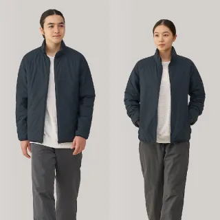 【MUJI 無印良品】男可水洗鋪棉運動外套(共2色)