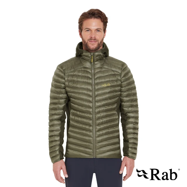 RAB Cirrus Flex Hoody 輕量防風連帽化纖外套 男款 淺卡其/軍綠 #QIP31