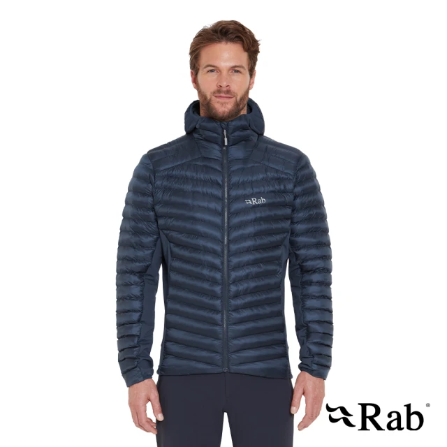 RAB Cirrus Flex Hoody 輕量防風連帽化纖外套 男款 暴風藍 #QIP31