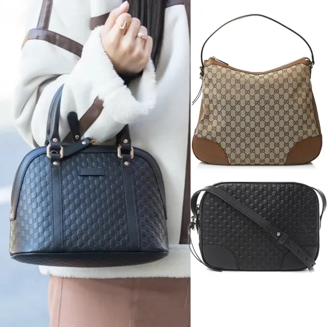 【GUCCI 古馳】雙11  經典壓紋相機包、貝殼包、腰包/帆布斜背包/GG LOGO鍊包(款式任選)