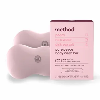 【method 美則】感官沐浴皂142g x2(純粹寧靜 就是滋潤)