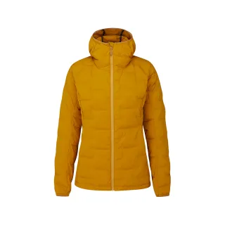 【RAB】Cubit Stretch Down Hoody 保暖羽絨連帽外套 女款 深南瓜黃 #QDB31