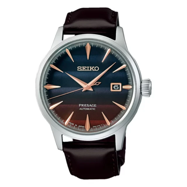 【SEIKO 精工】Presage 東京夕陽 STAR BAR 限量調酒師系列機械錶-40.5mm(SRPK75J1 / 4R35-06F0P)