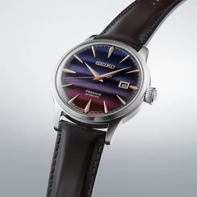 【SEIKO 精工】Presage 東京夕陽 STAR BAR 限量調酒師系列機械錶-40.5mm(SRPK75J1 / 4R35-06F0P)