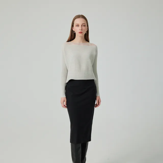 【giordano ladies】拉鍊設計鉛筆裙(02464509)