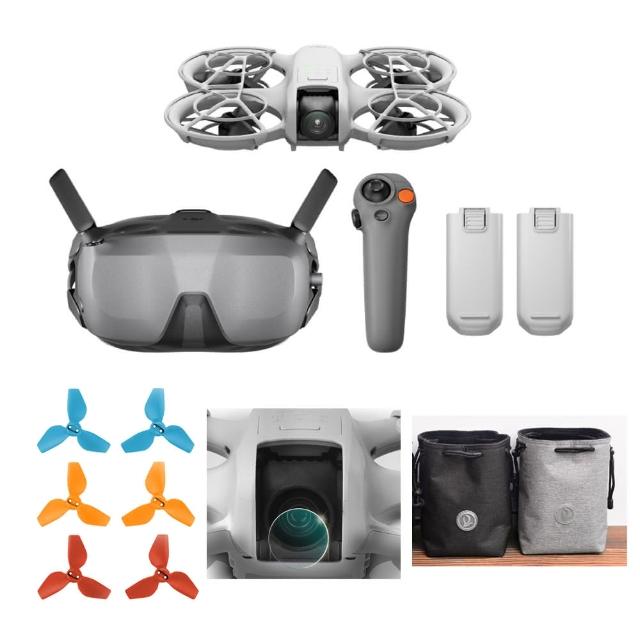 【DJI】NEO 沉浸式飛行套裝 掌上無人機 體感遙控 飛行眼鏡N3+穿越搖桿組合+專屬贈品(公司貨)