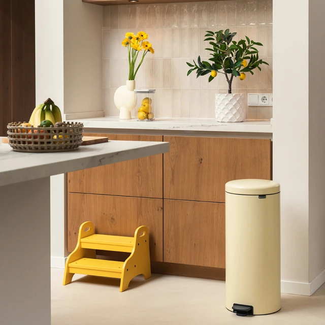 Brabantia NEWICON環保垃圾桶-30L復古金黃(2024新色登場)