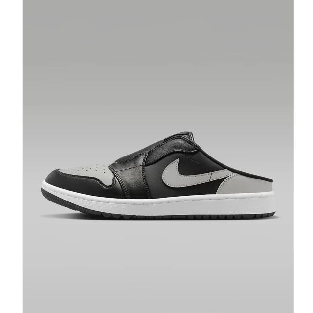 NIKE 耐吉 高爾夫鞋 懶人鞋 男鞋 影子 Air Jordan Mule Shadow 灰 黑(FJ1214-003)