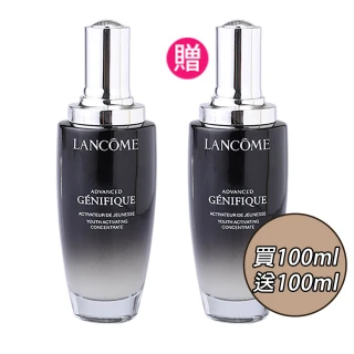 【LANCOME 蘭蔻】小黑瓶100ml(買一送一/超未來肌因賦活露國際航空版)