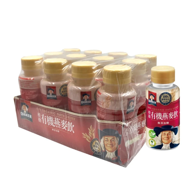 美式賣場 Quaker 桂格 有機燕麥飲 300ml x 1